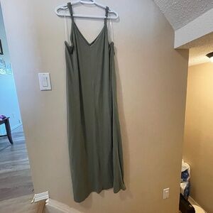 Zenana Outfitters Sage Green Maxi Dress 3X